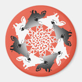 キリンの輪 マグネット (正面)