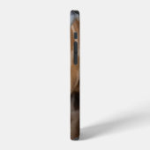 キリンの顔のスマホケース iPhoneケース (左側面)