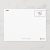 キリンの顔 ポストカード (裏面)