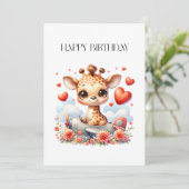 キリンの飛行機の誕生日 (スタンド正面)