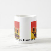 キリンのHannukahの(ユダヤ教)メノラーのマグ コーヒーマグカップ (中央)