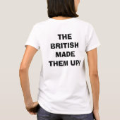 キリンはではないです実質….イギリスはそれらを構成しました! Tシャツ (裏面)