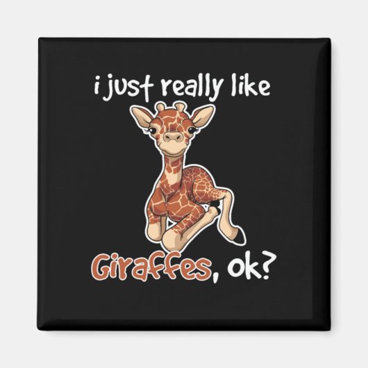 キリンはキリンと同じだ マグネット (正面)