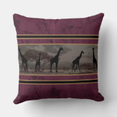 キリンはサバンナにいる クッション (裏面)