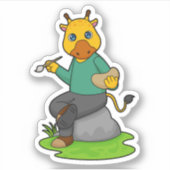 キリンはペインター絵を描ブ シール (正面)