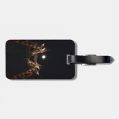 キリンは月明かりの中で愛している。 ラゲッジタグ (裏面横)