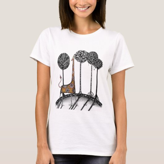 キリンはKennettを呼びました Tシャツ (正面)