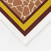 キリンひまわり私の太陽の光 フリースブランケット (角)