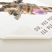 キリンよくはしゃぐタングアウトシェルパブランケット – スマイル シェルパブランケット (3/4)