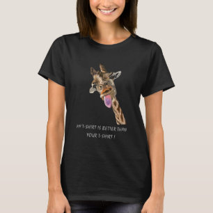 キリンよくはしゃぐTシャツ Tシャツ