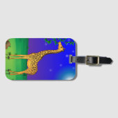 キリンをテーマにした荷物タグ ラゲッジタグ (正面横)