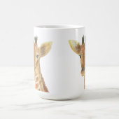 キリンをポピーにする コーヒーマグカップ (中央)