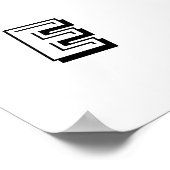 キリンを実行するヴィンテージサーカス ポスター (角)