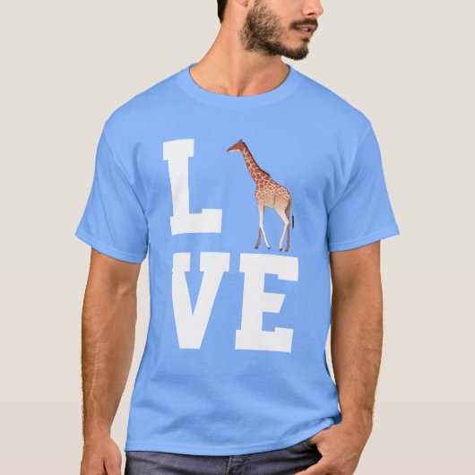 キリンを愛する友達 Tシャツ (正面)