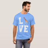 キリンを愛する友達 Tシャツ (正面フル)