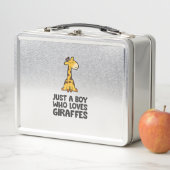 キリンを愛する少年 メタルランチボックス (インサイチュ)