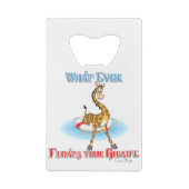 キリンを浮かべるものは何でも クレジットカード栓抜き (裏面)