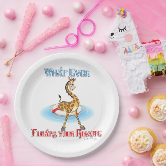 キリンを浮かべるものは何でも ペーパープレート (パーティー)