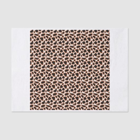 キリンアニマルプリント模様 薄葉紙 (正面)