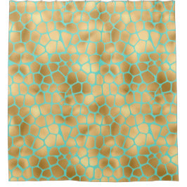 キリンアニマルプリント シャワーカーテン