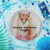 キリンウォーターカラーボーイバースデーパーティー紙プレート ペーパープレート (パーティー)