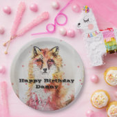 キリンウォーターカラーボーイバースデーパーティー紙プレート ペーパープレート (パーティー)