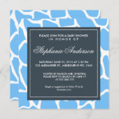 キリンカスタムのベビーシャワー招待状 招待状 (正面/裏面)