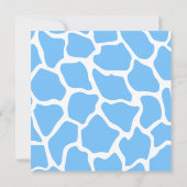 キリンカスタムのベビーシャワー招待状 招待状 (裏面)