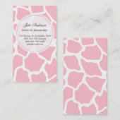 キリンカスタムのママカード コーリングカード (正面/裏面)