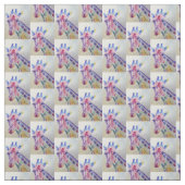 キリンカラフル水彩裁縫工芸品 ファブリック (見本)