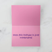 キリンカラフル誕生日カード カード (内部)