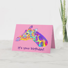 キリンカラフル誕生日カード カード