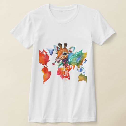 キリンカラフル Tシャツ (レイダウン)