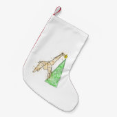 キリンクリスマスストッキング スモールクリスマスストッキング (正面 (吊り時))