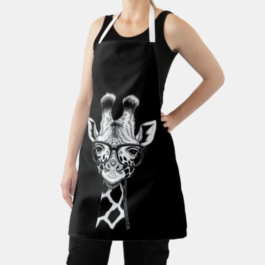 キリンクールグラフィックカジュアルサマーキュイおもしろいアニメーシ エプロン (インサイチュ)