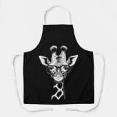 キリンクールグラフィックカジュアルサマーキュイおもしろいアニメーシ エプロン (正面)