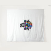 キリンクールサングラスヘッドフォンキリン タペストリー (正面(横))