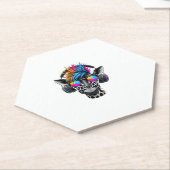 キリンクールサングラスヘッドフォンキリン ペーパーコースター (アングル)