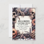 キリングチャーム：カスタマイズ可能なハロウィンパーティーの呼びかけ 招待状 (正面)