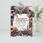 キリングチャーム：カスタマイズ可能なハロウィンパーティーの呼びかけ 招待状 (スタンド正面)