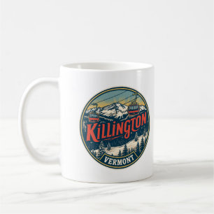 キリングトン ヴァーモント スキー リゾートの山々 コーヒーマグカップ