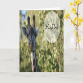 キリングリーティングカード カード (黄色い花)