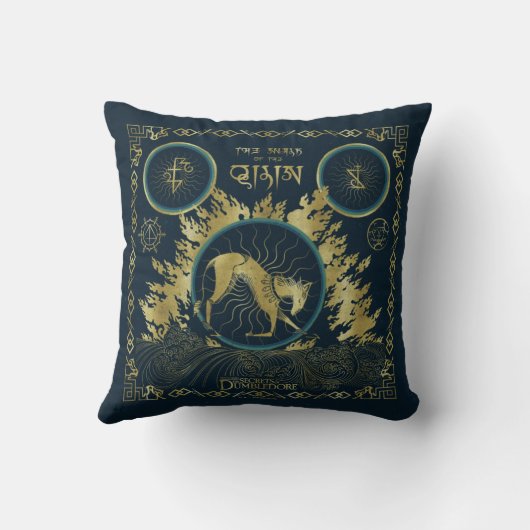 キリンゴールデンウォータータペストリーのウォーク クッション (裏面)