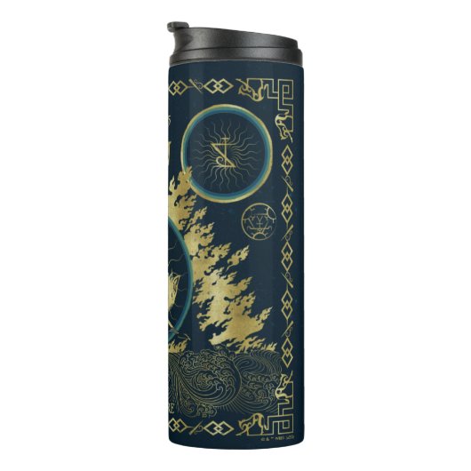 キリンゴールデンウォータータペストリーのウォーク タンブラー (回転右)