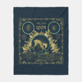 キリンゴールデンウォータータペストリーのウォーク フリースブランケット (正面)