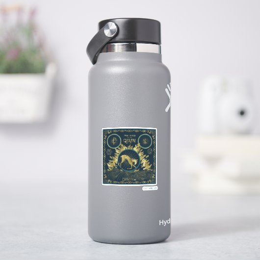 キリンゴールデンウォータータペストリーの歩き シール (HydroFlask)