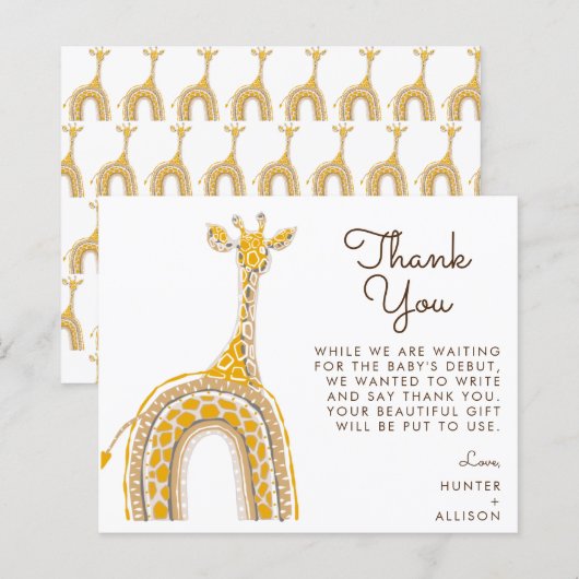 キリンサンキューカード (正面/裏面)