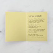 キリンスタイリッシュと女性 招待状 (内部)