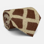 キリンスポットアニマルプリントワイルドキャットファブリックメンズタイ ネクタイ (ロール)