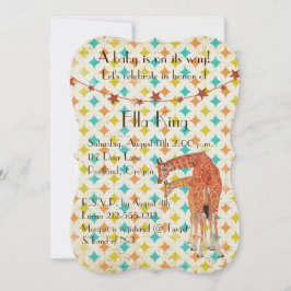 キリンズレトロベビー招待状 招待状